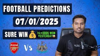 Football Predictions Today 07/01/2025 | Soccer Predictions | Football Betting Tips - EFL CUP Picks