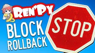 Ren'py Block Rollback