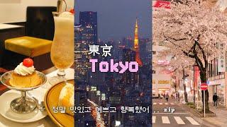 도쿄여행 브이로그  영화 같았던 도쿄의 봄. 귀여운 숙소, 맛집, 카페 다 알려두림  Tokyo vlog ܓ 東京ブイログ