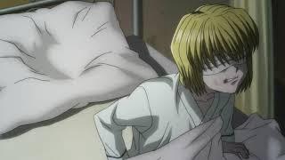 Leorio helps Kurapika in the hospital