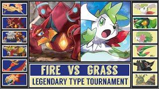 FIRE vs GRASS | Legendary Pokémon Type Tournament [Battle #6]