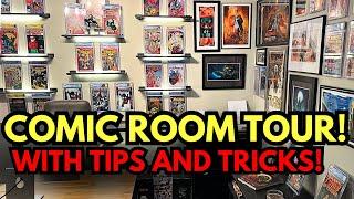 2024 COMIC ROOM TOUR - TRICKS of the CAVE!