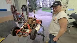 Wizard mower frame welding, tear down and walk around