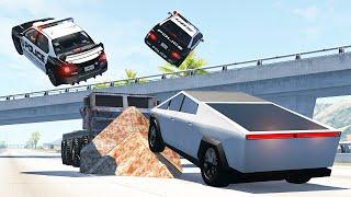 Police Car Chases Marathon #3 - BeamNG DRIVE | SmashChan