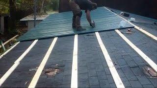 How To Metal roof for cheap