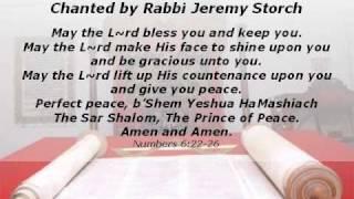 Jeremy Storch - chanting the Aaronic Blessing