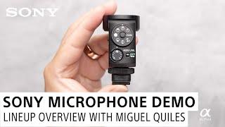 Sony Microphone Lineup Demo & Overview with Miguel Quiles