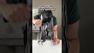 My fav affordable curly hair routine for mega definition + volume 🫧 #curly #curlyhair #curlygirl