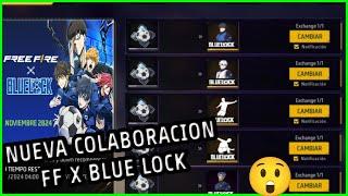 FREE FIRE x BLUE LOCK *GRATIS* Skins y Emote del anime de la nueva colaboración de FF latam