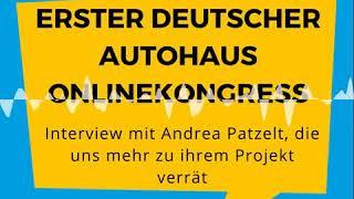 Andrea Patzelt im Interview - 1. Deutscher Online Autohaus Kongress