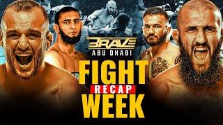 FIGHT WEEK RECAP | BRAVE CF 27 Abu Dhabi | FULL MMA EVENT RELIVE!