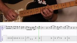 How to Play the Intro and Melody to Johnny B. Goode by Chuck Berry on Guitar with TAB