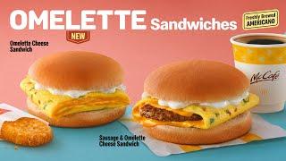 NEW Breakfast Omelette Sandwiches