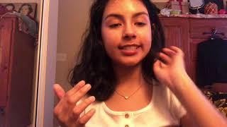 ASMR~Putting on fake Nails/ tapping,whispering, scratching