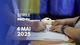 Știrile PRO TV - 4 Mai 2025 | Prezența la vot