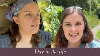 Day in the Life - Why We Wear Bandanas, Taking the Babies to Grannies, & Cooking at Home