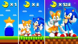 Super Mario Bros. but Every Moon Makes Sonic and Tails More REALISTIC