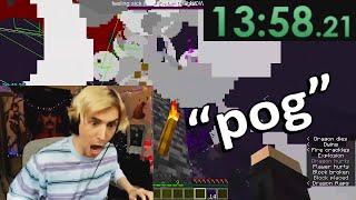 xQc Minecraft Speedrun Record PB [NEW] (Analysis)