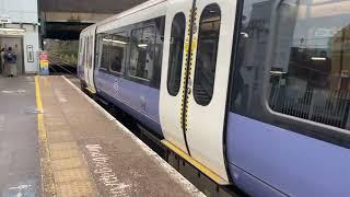 Elizabeth line Class 345 departs Forest Gate