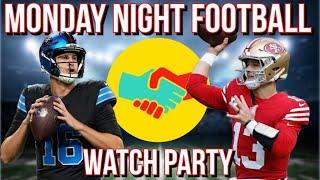 LIONS vs. 49ers NFL Monday Night Football FANTASY FINALS Week 17 Live Play-by-Play Reaction @ptov_yt