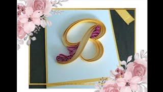 paper quilling | DIY card | Edge quilling | how to make a quilling card | paper craft | craft ideas