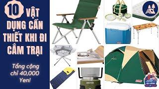 10 vật dụng cần thiết khi đi cắm trại qua đêm | CAMPING #4 | Nhà Sakura