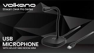 USB Microphone | Stream Desk Pro Series | Volkano