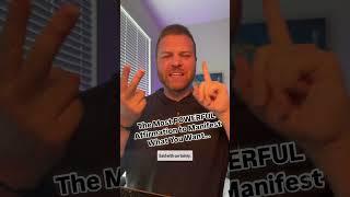 The Most POWERFUL Affirmation To Manifest What You Want