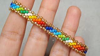 Simple and Beautiful Seed Bead Bracelet Tutorial: Perfect for Beginners/ Seed beads/Beaded bracelet