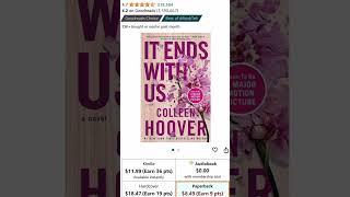 IT ENDS WITH US by COLLEEN HOOVER | AMAZON FINDS!! 