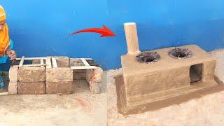 Traditional life clay oven mitti ka chulha wood stove mud stove chula