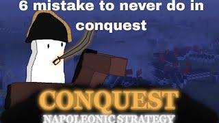 6 mistakes to NEVER do in Conquest Roblox