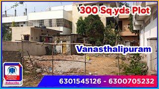 300 Sq.yds Plot For Sale in Vanasthalipuram || Hyderabad ||Open Plot For Sale ||Padmasree Properties