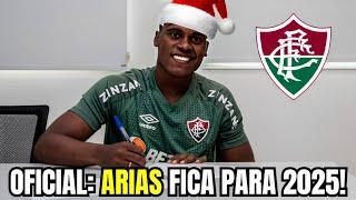 DIA DO FICO! PRESENTE DE NATAL, MÁRIO E MANO MENEZES CONFIRMAM PERMANENCIA DE ARIAS NO FLUMINENSE!