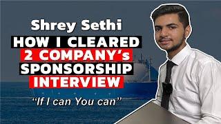 How To Clear Merchant Navy Sponsorship Interview | DNS Sponsorship Interview Questions