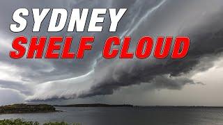 Sydney Storm - Breathtaking Shelf Cloud moves over Sydney, Australia