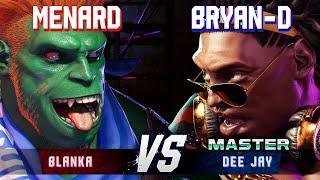 SF6 ▰ MENARD (Blanka) vs BRYAN-D (Dee Jay) ▰ High Level Gameplay