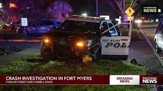 Florida troopers investigate officer-involved crash with injuries in Fort Myers