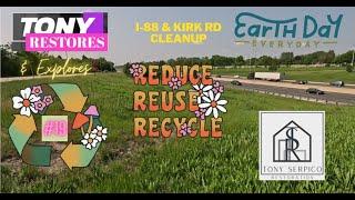 Kirk Rd & I-88 Exit Detrash & Cleanup! TSRE #19 #recycle #environment #cleanup #detrash #littering