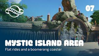 Boomerang family coaster and flat rides for Mystic Island - Planet Coaster - Epic Park