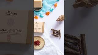 Licorice & Saffron Skin Lightening Bath Bar | Handmade Organic Soap by Azafran