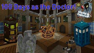 I Spent 100 Days as a Tardis Engineer in Minecraft (Doctor Who Modpack).