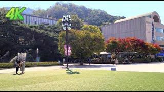 [4K] Walking in Seoul Arts Center in the Fall, Seoul, South Korea