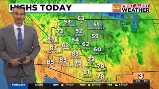 Temps warming up for metro Phoenix