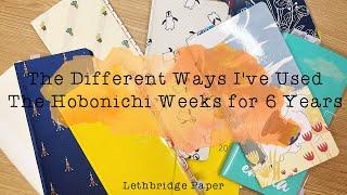 The Different Ways I've Used the Hobonichi Weeks for Six Years