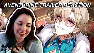 Dish Reacts to Aventurine Trailer "The Golden Touch" | Honkai: Star Rail