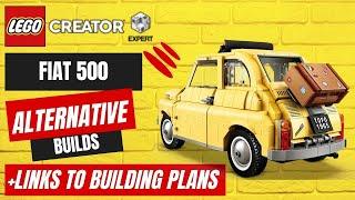 Lego Fiat 500 alternative builds - Lego icons - Lego car - Lego 10271 alternate build