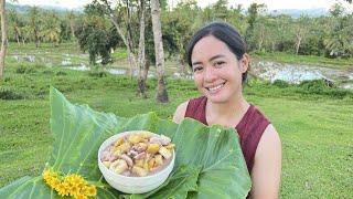 I Cook Ginataang Bilo-Bilo All From Fresh Ingredients Countryside Life Leyte, Philippines