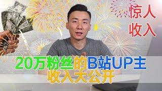 20万粉丝的B站UP主能赚多少钱？真相大白！