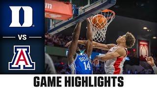 Duke vs. Arizona Game Highlights | 2024-25 ACC Men's Basketball